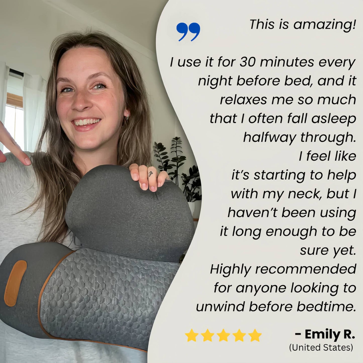 Heapls® 3 In 1 Neck Massage Pillow
