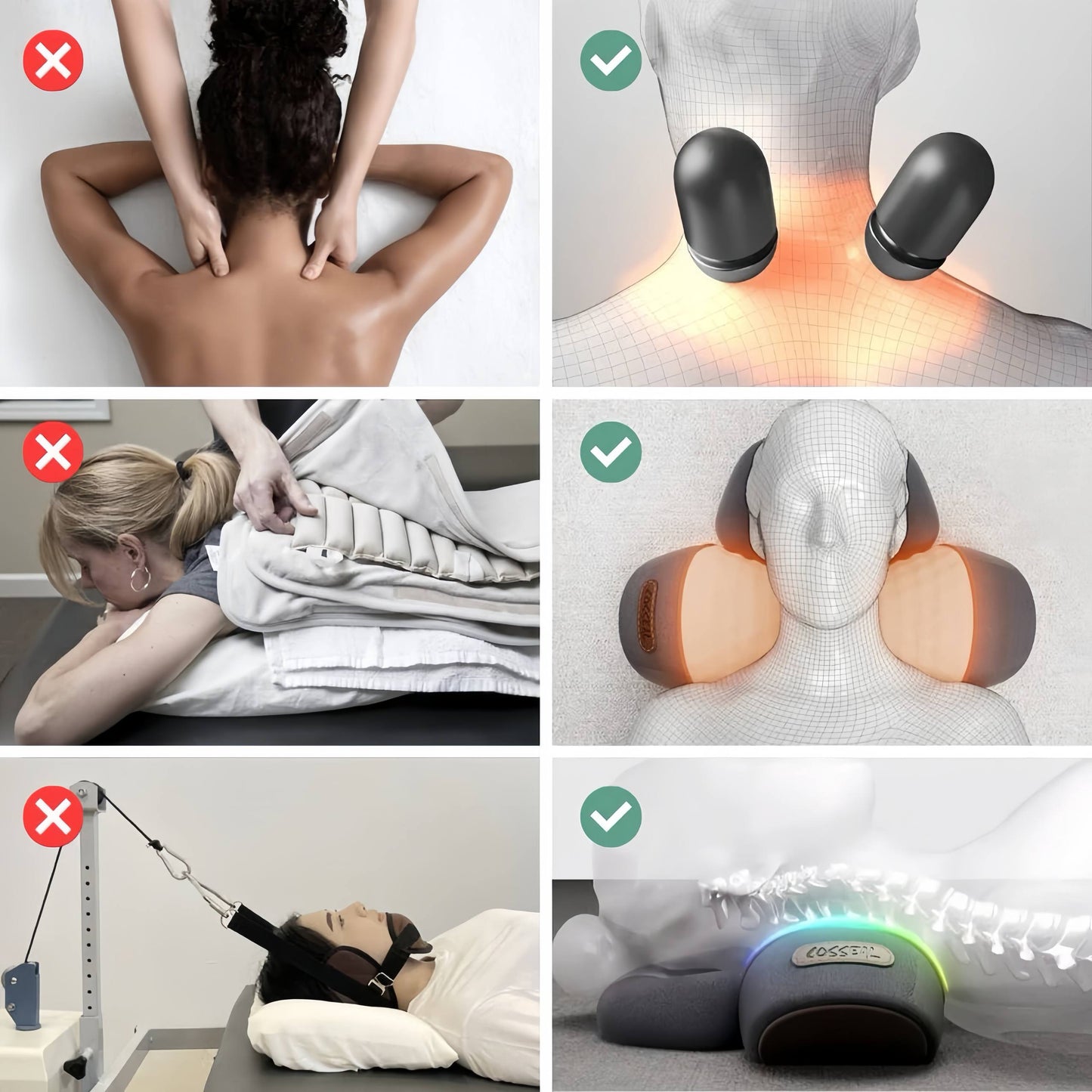 Heapls® 3 In 1 Neck Massage Pillow