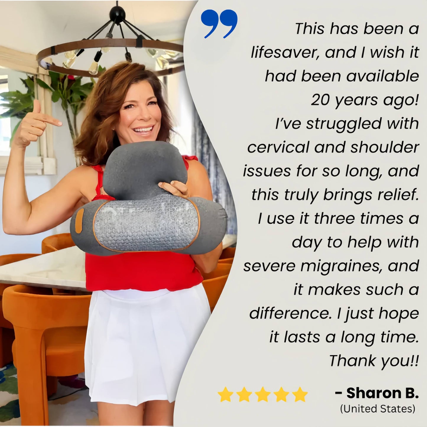 Heapls® 3 In 1 Neck Massage Pillow